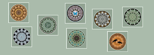 blue skyburst, digital collage