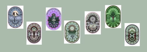 blue skyburst, digital collage