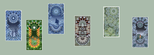 blue skyburst, digital collage