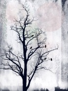 Crows of November, digital collage
