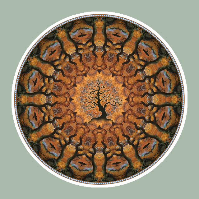 Crowcircle Tree, Mandala Art