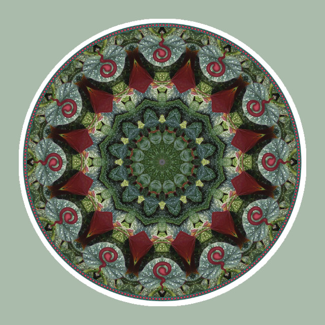 Redflame Wheel, Mandala Art