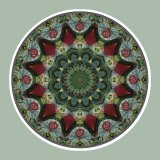 Redflame Wheel, mandala art