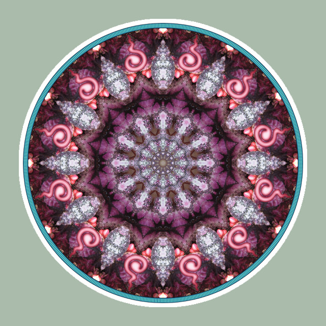 Crimsonflame Mandala, Mandala Art