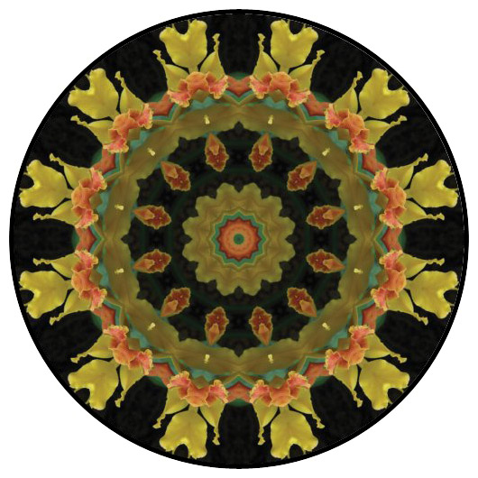 botanical mandala, mandala art