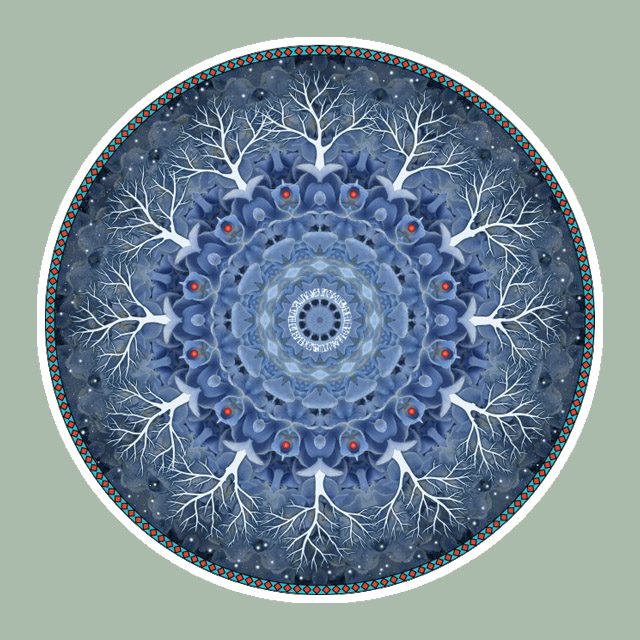 Hydrangea Treecircle, Mandala Art