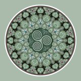 Celtic Spiral, mandala art